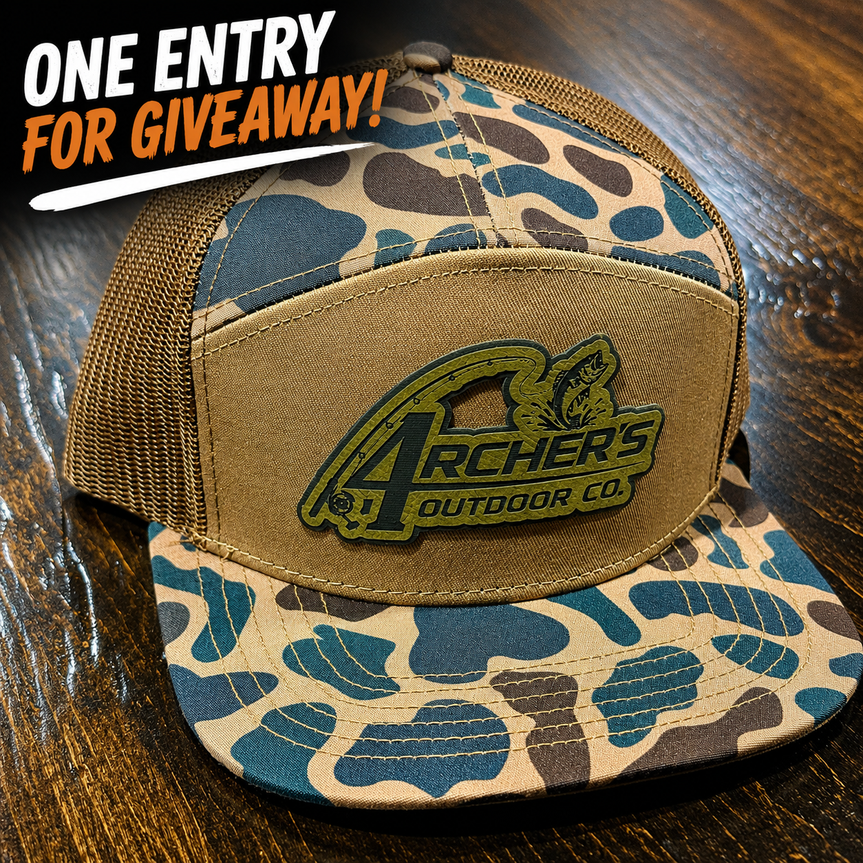 Old School Camo AOC SnapBack