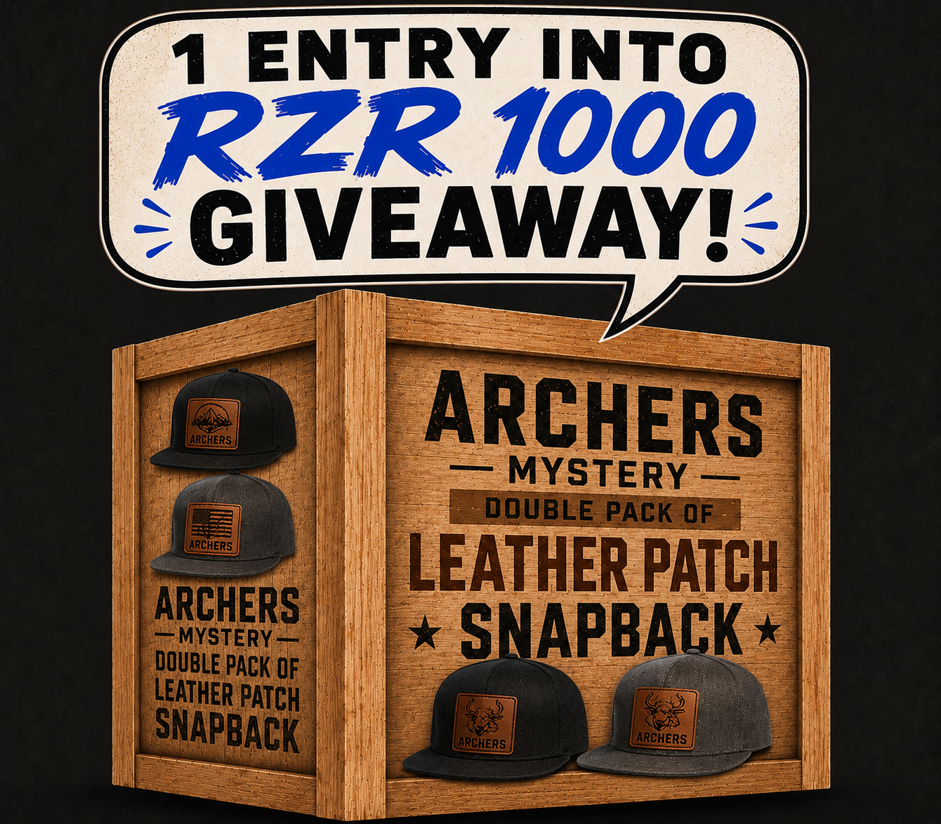 Mystery Outdoors SnapBack Bundle (2 hats)