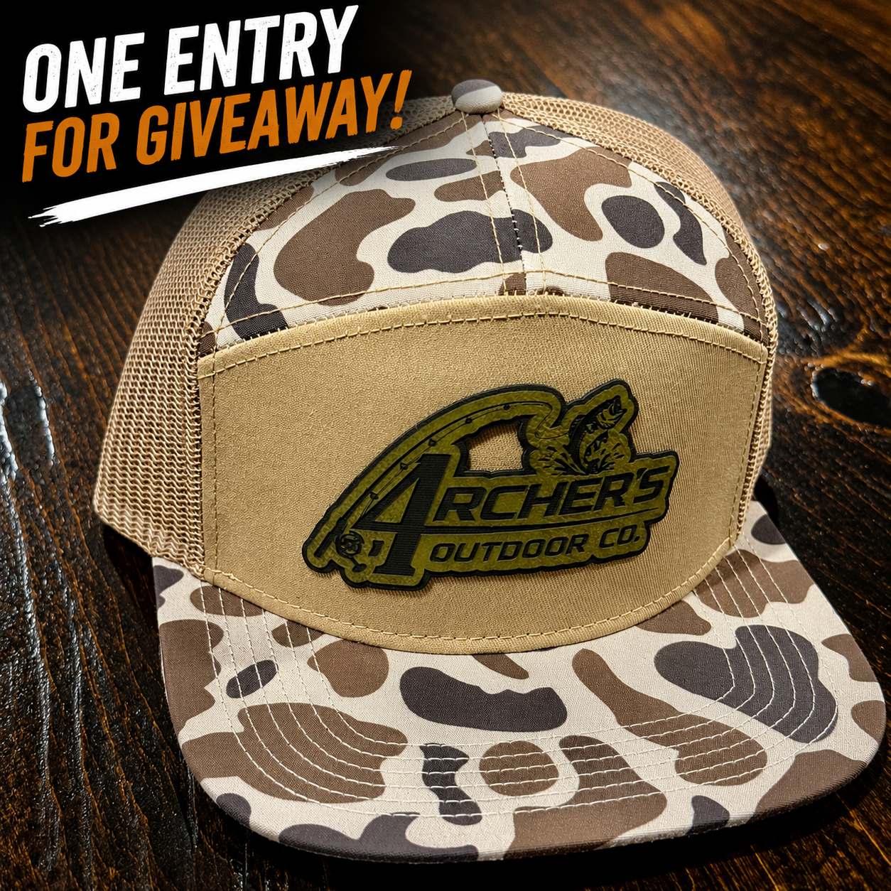 Marsh Camo Flatbill AOC SnapBack